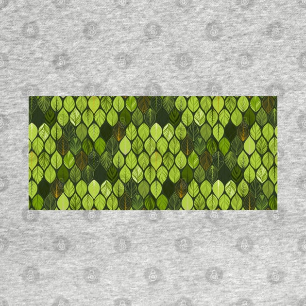 Various Green Leaf Pattern by trendybestgift